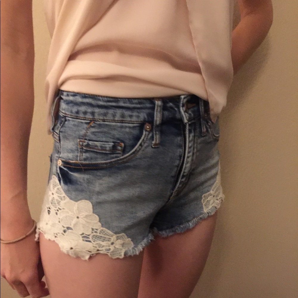 High waisted shorts